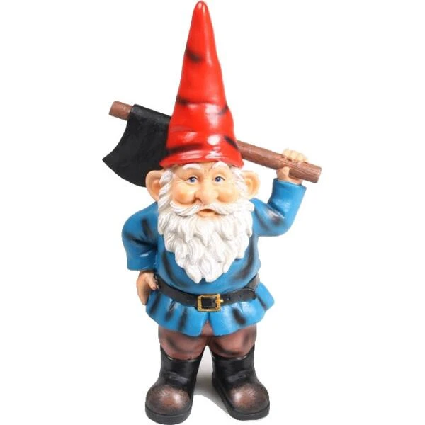 Kabouter Klief Met Bijl - 30 Cm 1 Kabouter Klief Met Bijl - 30 Cm