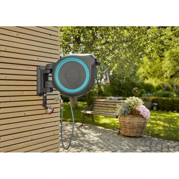 Wandslangenbox GARDENA RollUp Blauw - M/L - 25 M 3 Wandslangenbox GARDENA RollUp Blauw - M/L - 25 M - Afbeelding 3
