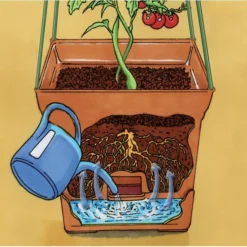 Plantentoren Maxitom Met Waterreservoir - Terracotta -Tuinartikelen Verkoopwinkel 1677510668 5 600