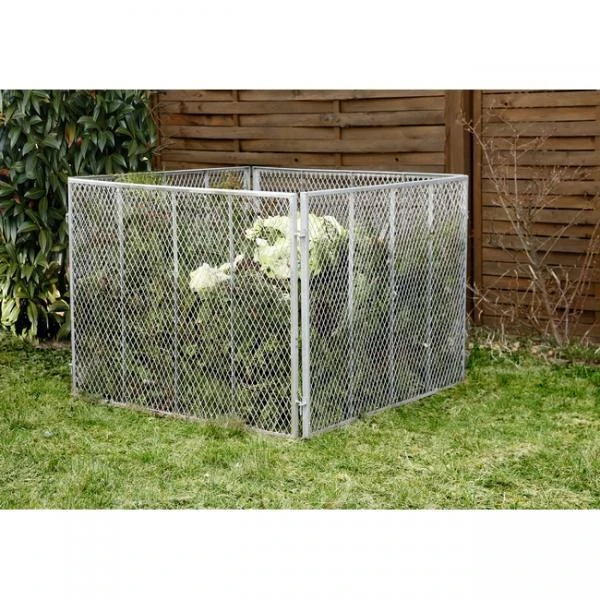 Compostkooi Metaal 100 × 100 × 80 Cm 1 Compostkooi Metaal 100 × 100 × 80 Cm
