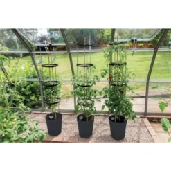 Tomatentoren 150 Cm Met Bewateringssysteem - Grijs -Tuinartikelen Verkoopwinkel klimplantentoren met bewateringssysteem 1519073384 5 600