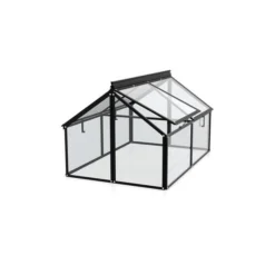 Vitavia Gaia Jumbo Miniserre Aluminium Zwart - 83 × 119 Cm - 0,99 M²