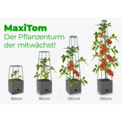 Plantentoren Maxitom Met Waterreservoir - Antraciet -Tuinartikelen Verkoopwinkel plantentoren maxitom antraciet 1677571236 4 600