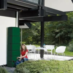 Tuinartikelen Verkoopwinkel -Tuinartikelen Verkoopwinkel regenton slim muurmodel 300 l groen kraantje 1556805072 2 600